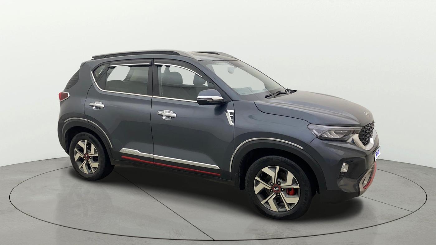2020 KIA SONET GTX PLUS 1.0 IMT, Petrol, Manual, 66,365 km, Right Front Diagonal