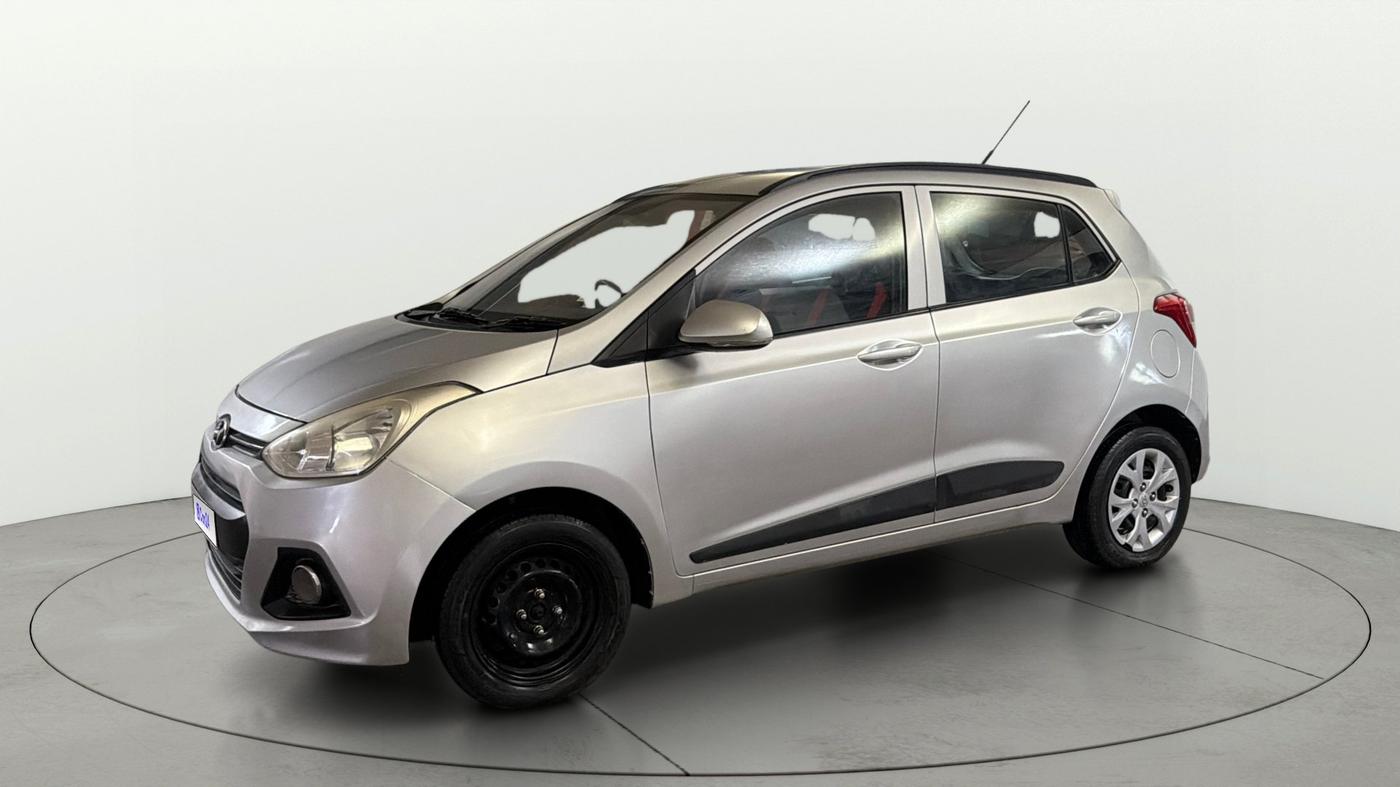 2015 Hyundai Grand i10 SPORTZ 1.2 KAPPA VTVT, Petrol, Manual, 85,913 km, Left Front Diagonal