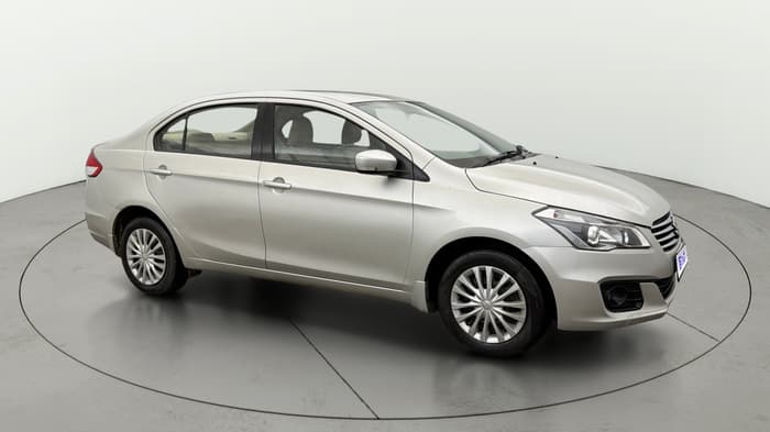 2018 Maruti Ciaz DELTA 1.4 MT PETROL, CNG, Manual, 74,826 km, Right Front Diagonal