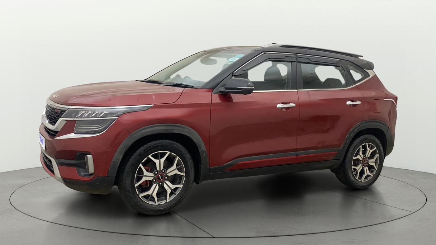 2021 KIA SELTOS GTX PLUS AT 1.5 DIESEL, Diesel, Automatic, 1,23,234 km, Left Front Diagonal
