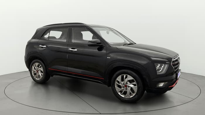 2020 Hyundai Creta SX IVT 1.5 PETROL, Petrol, Automatic, 89,970 km, Right Front Diagonal