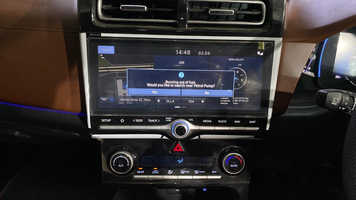 2023 Hyundai ALCAZAR PRESTIGE 1.5 TURBO PETROL MT 7STR, Petrol, Manual, 7,467 km, Air Conditioner