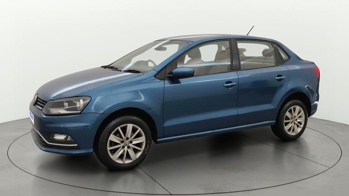 2016 Volkswagen Ameo HIGHLINE1.5L, Diesel, Manual, 1,44,002 km, Left Front Diagonal