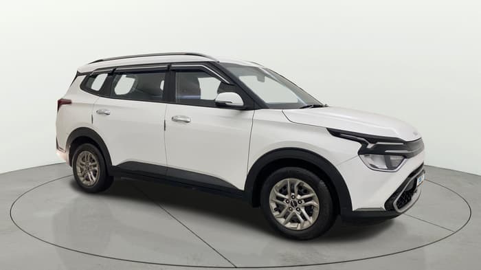 2023 KIA CARENS  PRESTIGE 1.5 TURBO PETROL IMT 7 STR , Petrol, Manual, 35,362 km, Right Front Diagonal