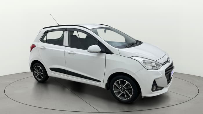 2018 Hyundai Grand i10 SPORTZ (O) AT 1.2 KAPPA VTVT, Petrol, Automatic, 26,455 km, Right Front Diagonal