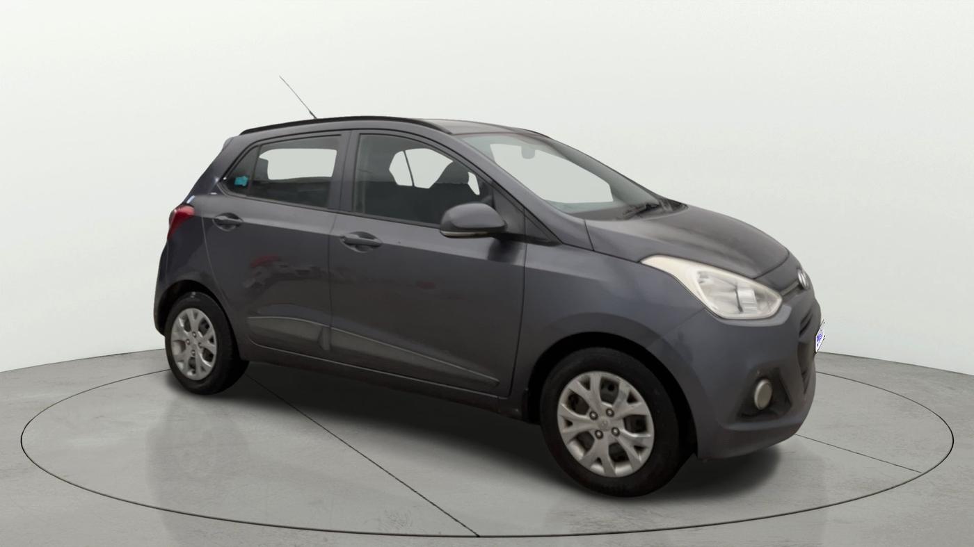 2015 Hyundai Grand i10 SPORTZ 1.2 KAPPA VTVT, Petrol, Manual, 2,000 km, Right Front Diagonal