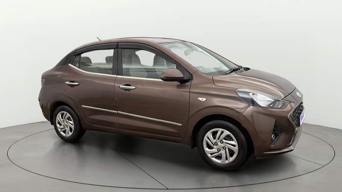 2020 Hyundai AURA S 1.2 CNG, CNG, Manual, 74,014 km, Right Front Diagonal