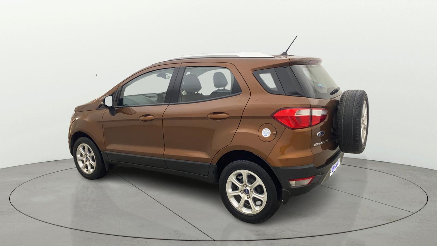 2019 Ford Ecosport TITANIUM + 1.5L PETROL AT, Petrol, Automatic, 37,556 km, Left Back Diagonal