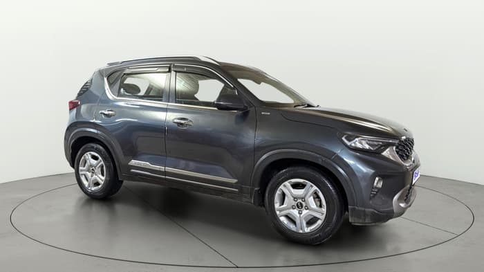2020 KIA SONET HTX 1.0 IMT, Petrol, Manual, 52,885 km, Right Front Diagonal