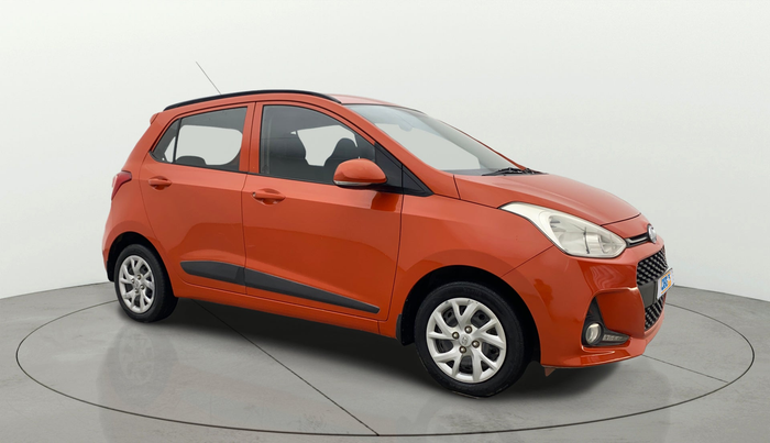 2018 Hyundai Grand i10 SPORTZ (O) 1.2 KAPPA VTVT, Petrol, Manual, 37,985 km, Right Front Diagonal