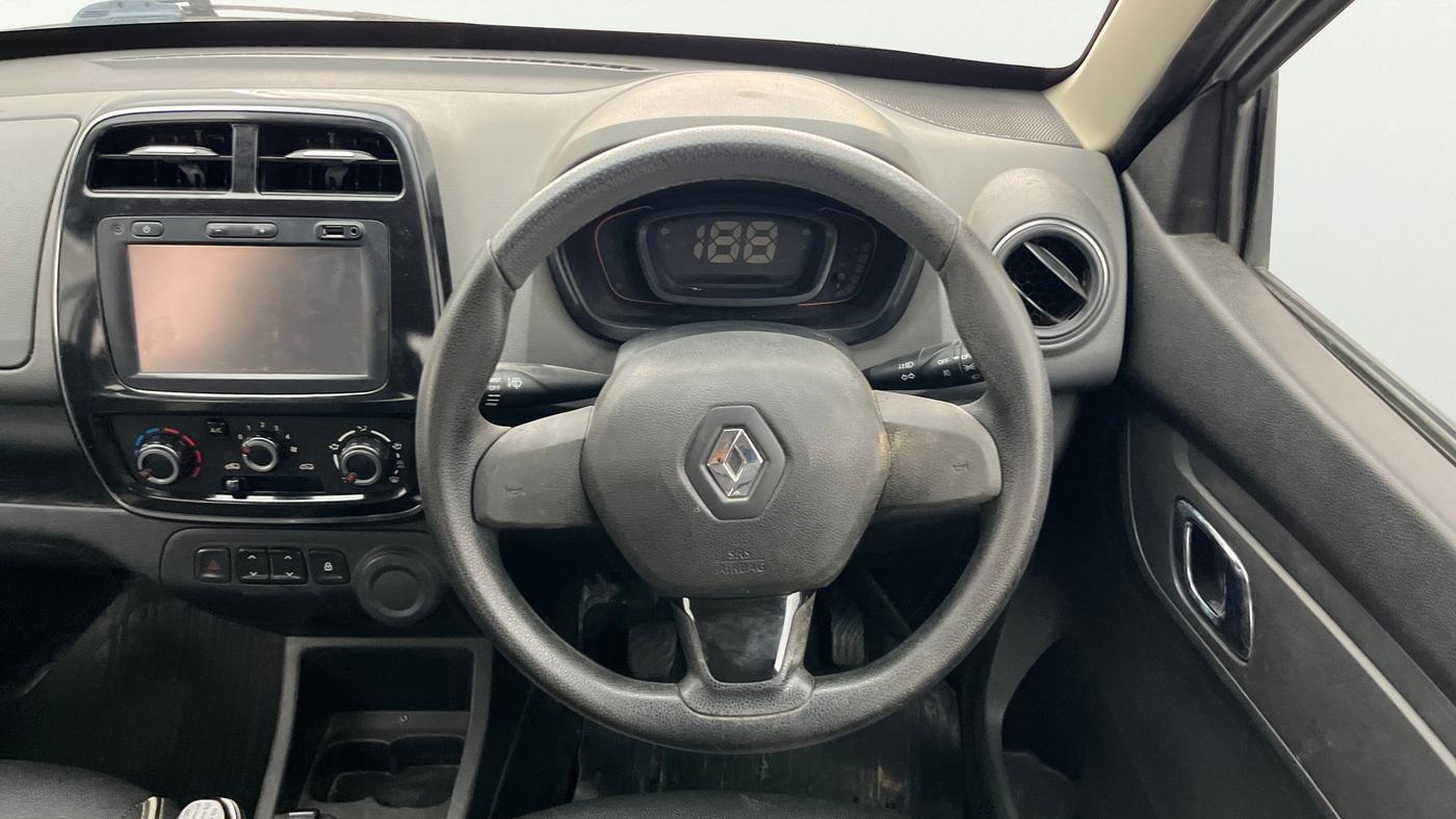 2018 Renault Kwid RXT 1.0 (O), Petrol, Manual, 75,986 km, Steering Wheel Close Up