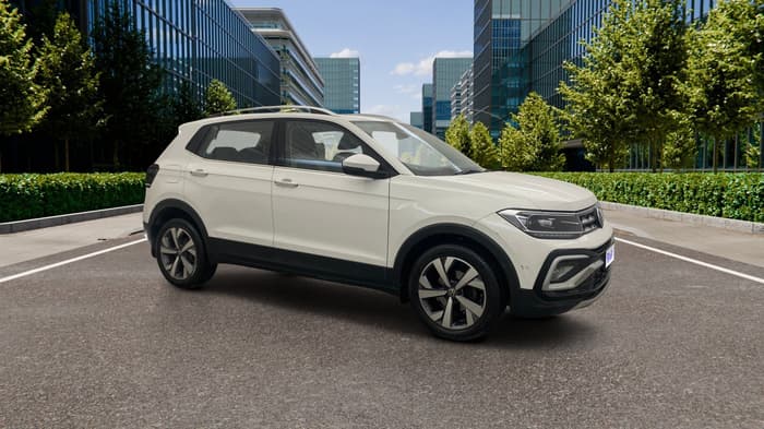 2024 Volkswagen TAIGUN TOPLINE 1.0 TSI AT, Petrol, Automatic, 19,743 km, Right Front Diagonal