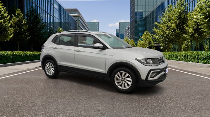 2023 Volkswagen TAIGUN HIGHLINE 1.0 TSI MT, Petrol, Manual, 25,337 km, Right Front Diagonal