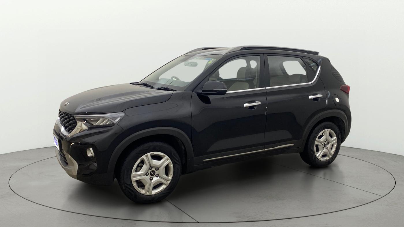 2020 KIA SONET HTX 1.0 IMT, Petrol, Manual, 38,819 km, Left Front Diagonal