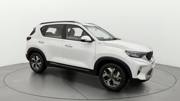 2022 KIA SONET HTX 1.0 IMT, Petrol, Manual, 34,589 km, Right Front Diagonal
