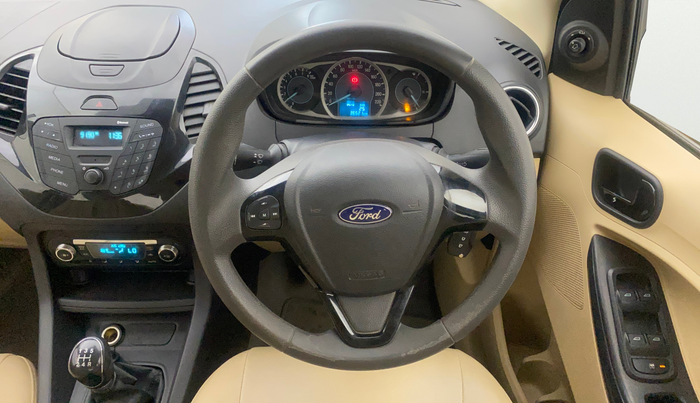 2016 Ford Figo Aspire TITANIUM 1.2 PETROL, Petrol, Manual, 36,486 km, Steering Wheel Close Up
