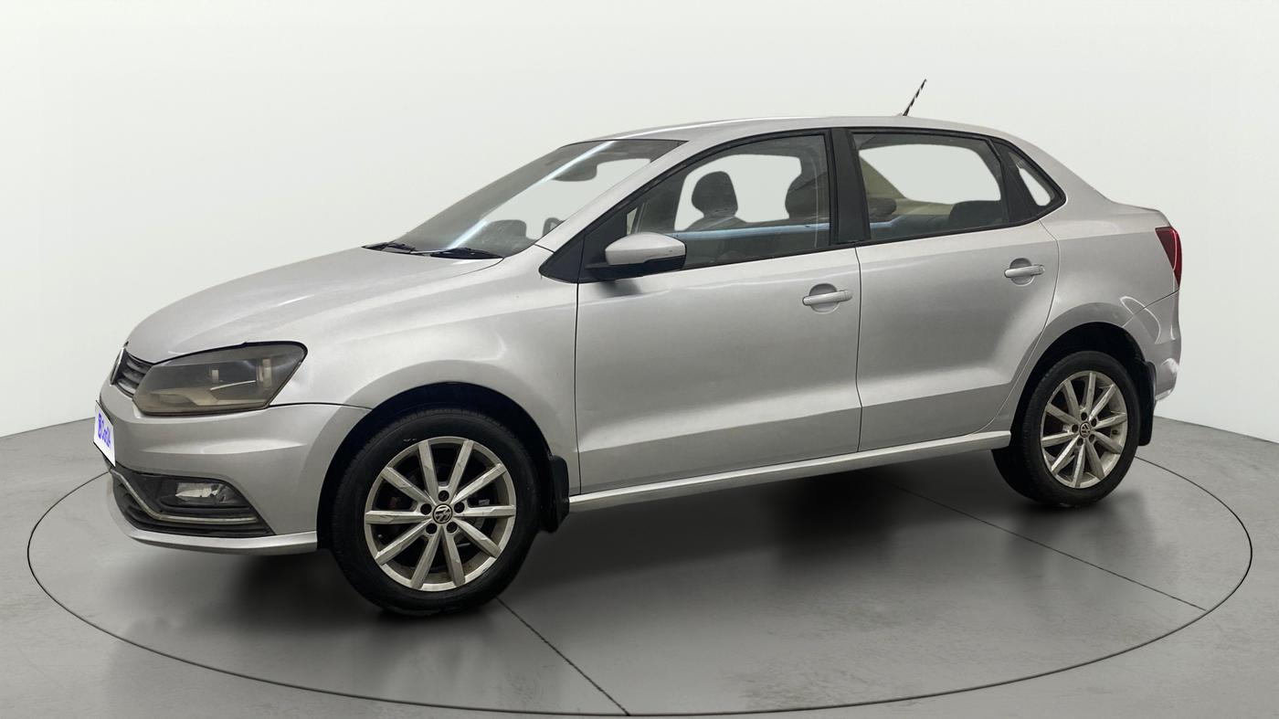 2018 Volkswagen Ameo HIGHLINE PLUS 1.5L AT 16 ALLOY, Diesel, Automatic, 56,129 km, Left Front Diagonal