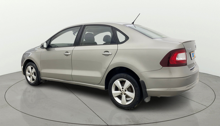 2017 Skoda Rapid STYLE 1.6 MPI, Petrol, Manual, 1,26,040 km, Left Back Diagonal