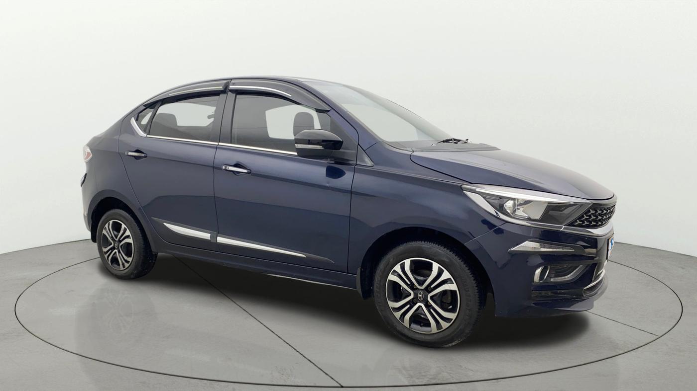 2022 Tata TIGOR XZ PLUS CNG, CNG, Manual, 12,133 km, Right Front Diagonal
