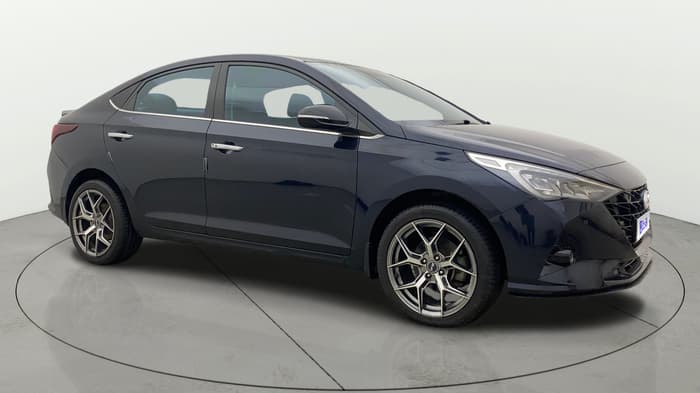 2020 Hyundai Verna SX (O) 1.0 TURBO DCT, Petrol, Automatic, 72,594 km, Right Front Diagonal