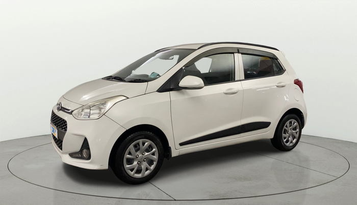 2017 Hyundai Grand i10 SPORTZ (O) 1.2 KAPPA VTVT, Petrol, Manual, 50,093 km, Left Front Diagonal