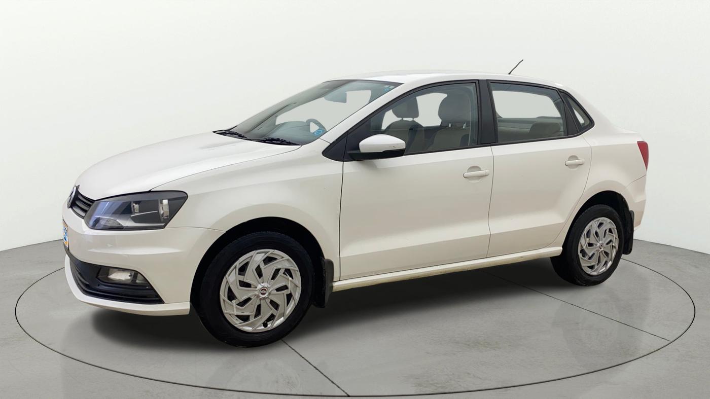 2017 Volkswagen Ameo COMFORTLINE 1.5 AT, Diesel, Automatic, 1,07,411 km, Left Front Diagonal