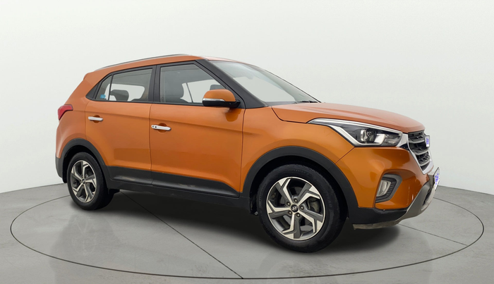 2018 Hyundai Creta SX (O) 1.6 PETROL, Petrol, Manual, 33,998 km, Right Front Diagonal