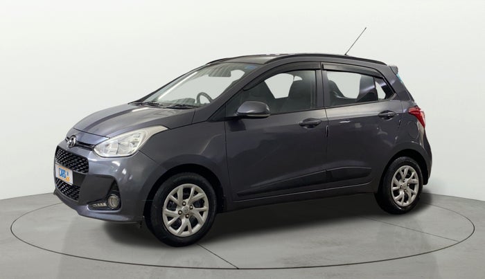 2018 Hyundai Grand i10 SPORTZ 1.2 KAPPA VTVT, Petrol, Manual, 35,141 km, Left Front Diagonal