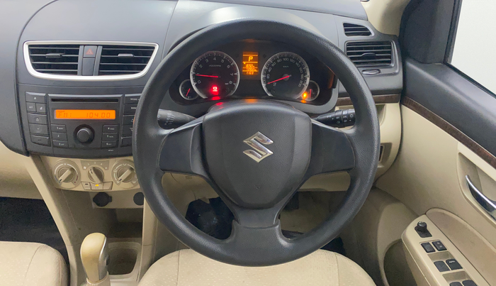 2014 Maruti Swift Dzire VXI AT, Petrol, Automatic, 73,898 km, Steering Wheel Close Up