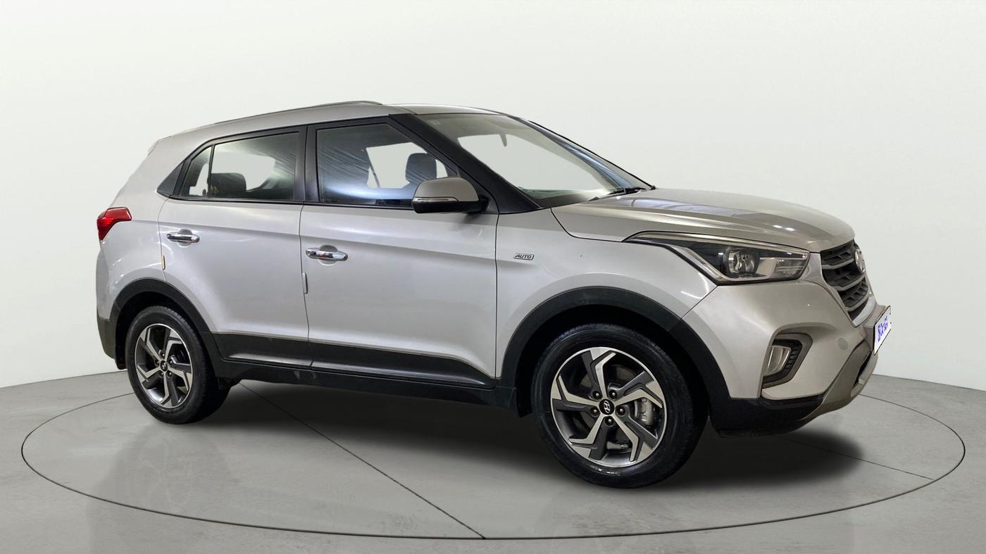 2018 Hyundai Creta SX AT 1.6 PETROL, Petrol, Automatic, 52,532 km, Right Front Diagonal