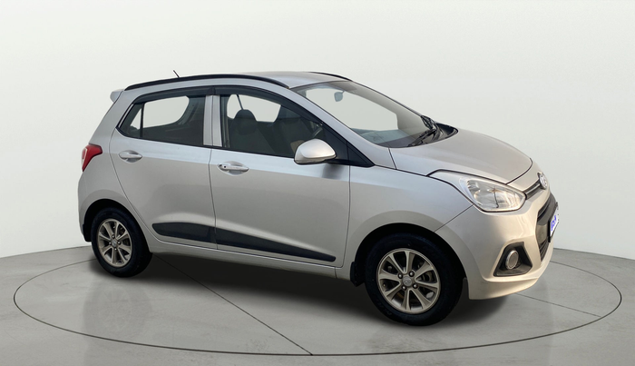 2016 Hyundai Grand i10 ASTA (O) 1.2 KAPPA VTVT, Petrol, Manual, 42,365 km, Right Front Diagonal