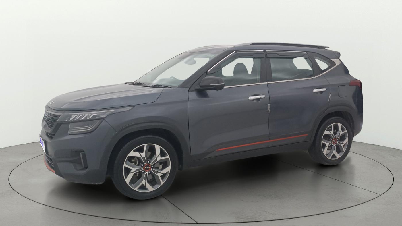 2021 KIA SELTOS X LINE 1.4 PETROL DCT, Petrol, Automatic, 75,580 km, Left Front Diagonal