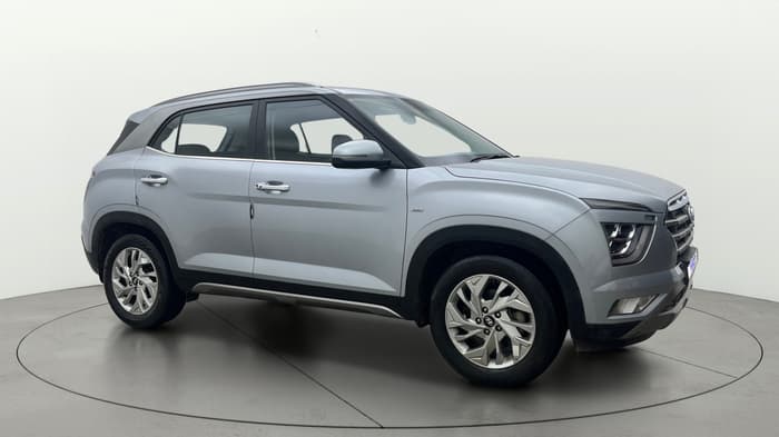 2021 Hyundai Creta SX IVT 1.5 PETROL, Petrol, Automatic, 44,468 km, Right Front Diagonal