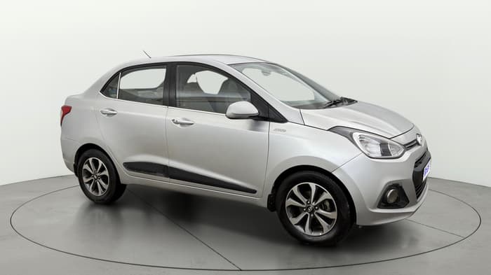 2015 Hyundai Xcent SX AT 1.2 (O), Petrol, Automatic, 1,01,600 km, Right Front Diagonal