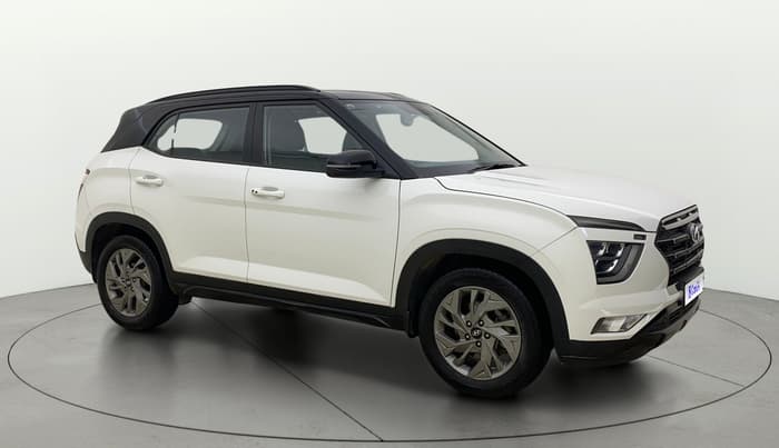 2021 Hyundai Creta SX (O) 1.4 TURBO DCT, Petrol, Automatic, 95,470 km, Right Front Diagonal