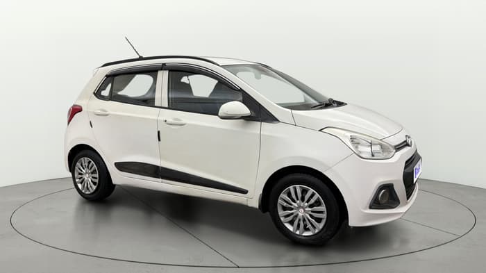 2016 Hyundai Grand i10 SPORTZ 1.2 KAPPA VTVT, CNG, Manual, 50,176 km, Right Front Diagonal