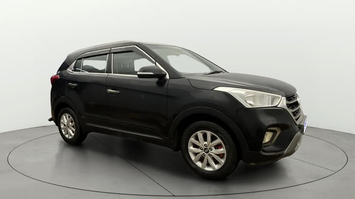 2019 Hyundai Creta E PLUS 1.4 DIESEL, Diesel, Manual, 1,22,598 km, Right Front Diagonal