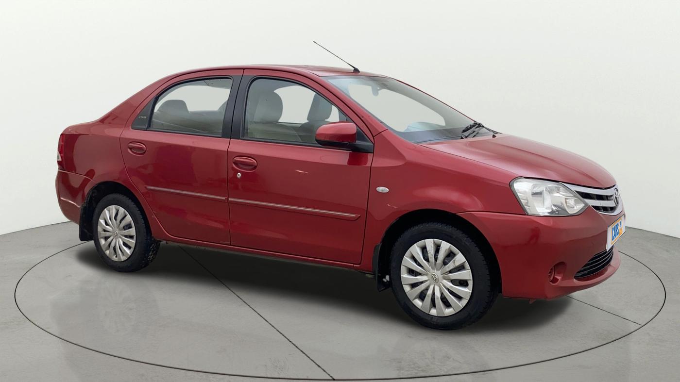 2013 Toyota Etios G, Petrol, Manual, 77,351 km, Right Front Diagonal