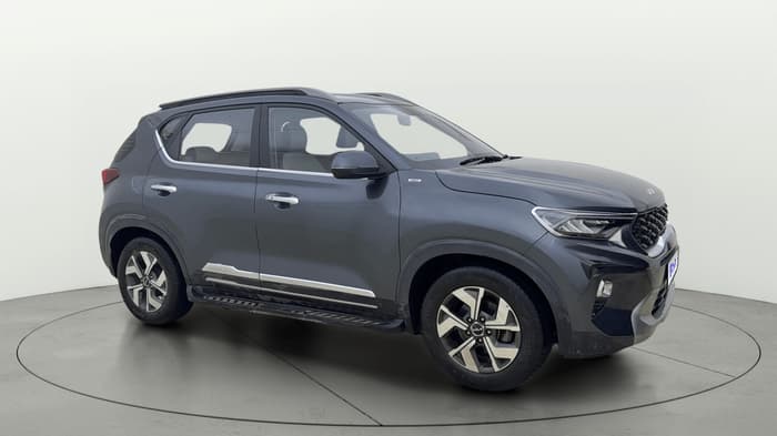 2022 KIA SONET HTX 1.0 IMT, Petrol, Manual, 40,787 km, Right Front Diagonal