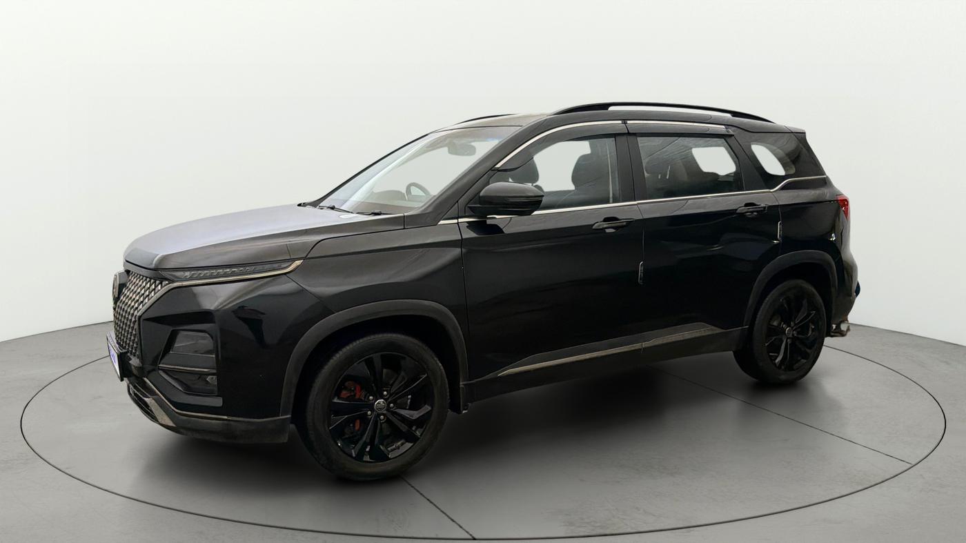 2024 MG HECTOR PLUS Sharp Pro Blackstorm 1.5 Turbo Petrol CVT 7 STR, Petrol, Automatic, 19,753 km, Left Front Diagonal