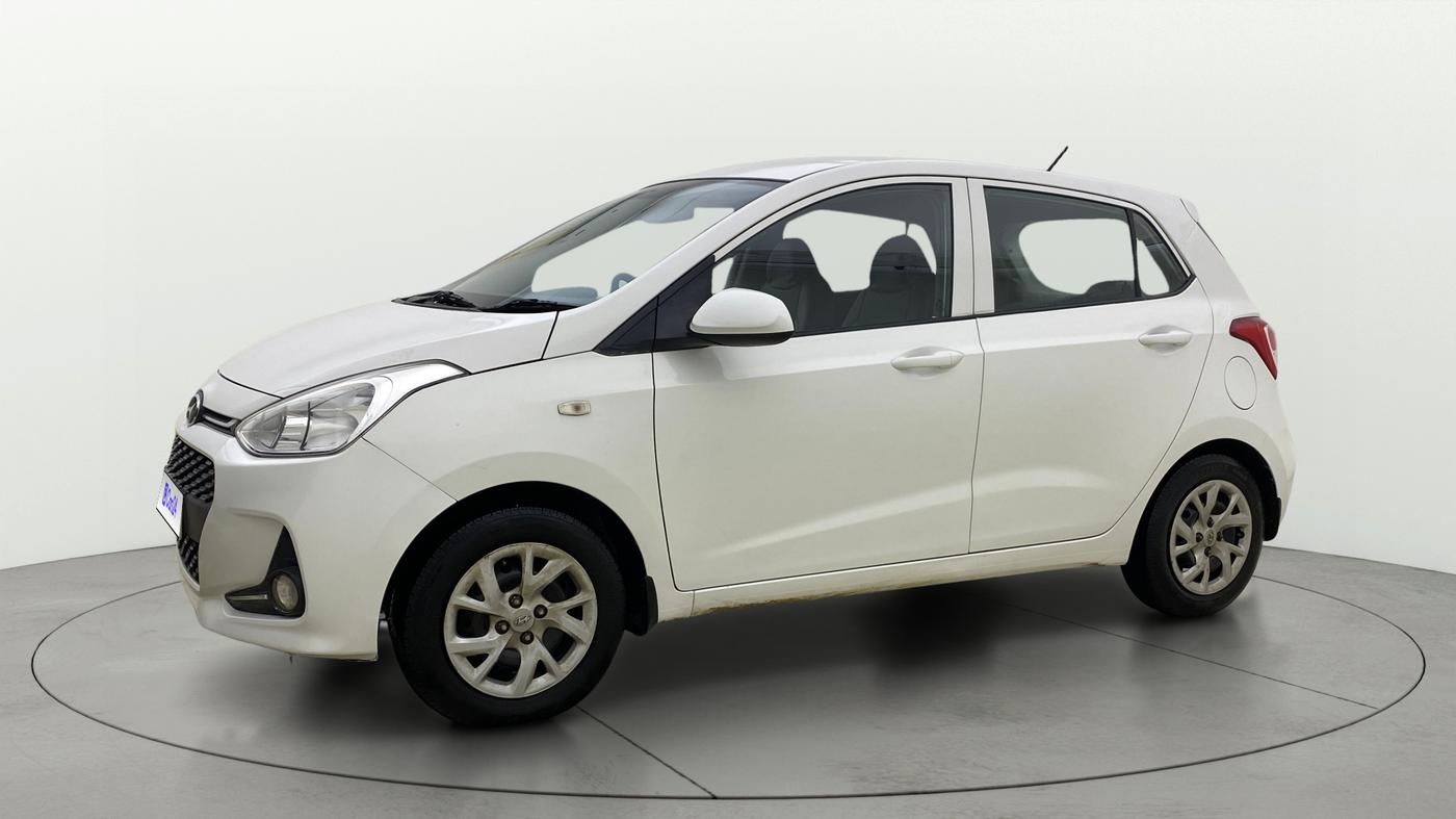 2017 Hyundai Grand i10 SPORTZ 1.2 KAPPA VTVT, CNG, Manual, 50,209 km, Left Front Diagonal