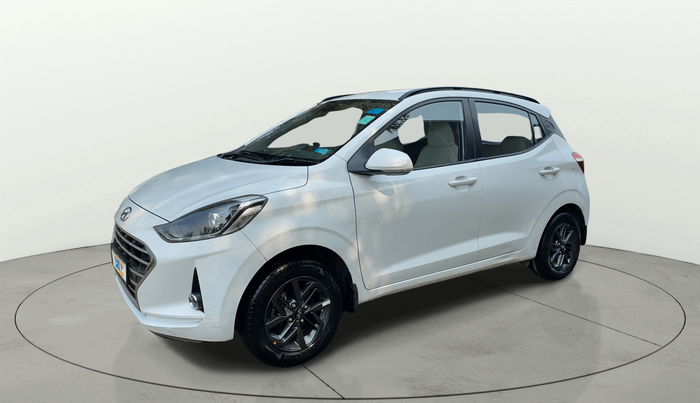2021 Hyundai GRAND I10 NIOS SPORTZ AMT 1.2 KAPPA VTVT, Petrol, Automatic, 54,595 km, Left Front Diagonal