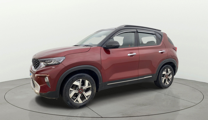 2021 KIA SONET HTX 1.0 IMT, Petrol, Manual, 56,980 km, Left Front Diagonal