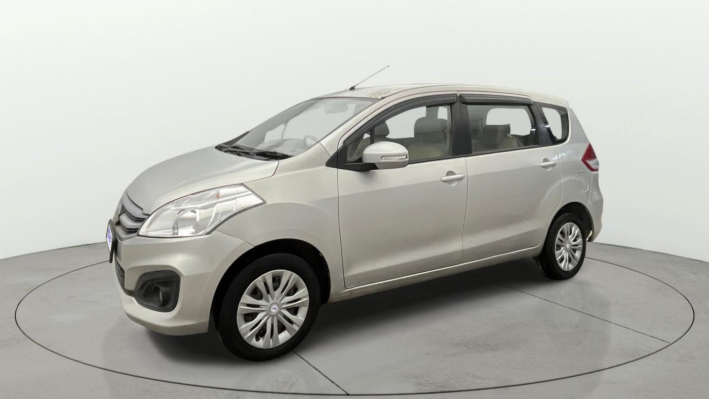 2017 Maruti Ertiga VXI CNG, CNG, Manual, 1,23,061 km, Left Front Diagonal