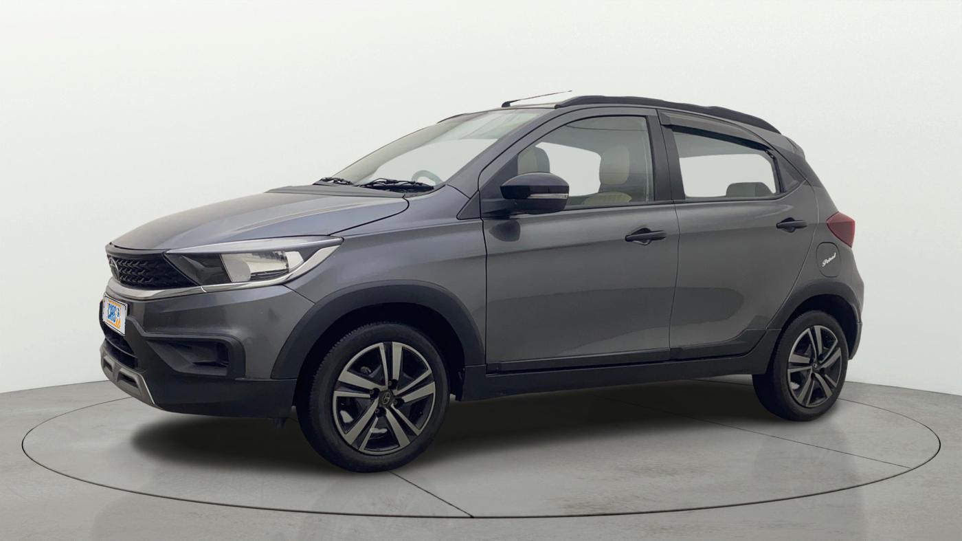 2023 Tata TIAGO NRG XZ AMT, Petrol, Automatic, 24,350 km, Left Front Diagonal
