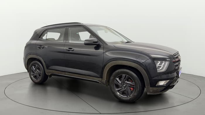 2023 Hyundai Creta S PLUS KNIGHT 1.5 PETROL, Petrol, Manual, 48,956 km, Right Front Diagonal