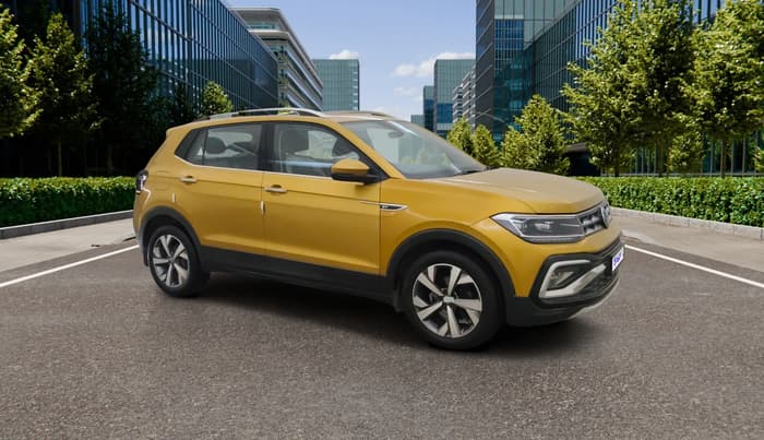 2022 Volkswagen TAIGUN TOPLINE 1.0 TSI AT, Petrol, Automatic, 28,405 km, Right Front Diagonal