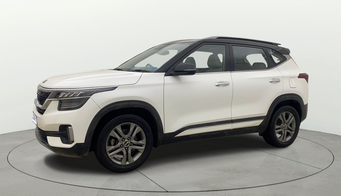 2020 KIA SELTOS HTX IVT 1.5 PETROL, Petrol, Automatic, 80,017 km, Left Front Diagonal