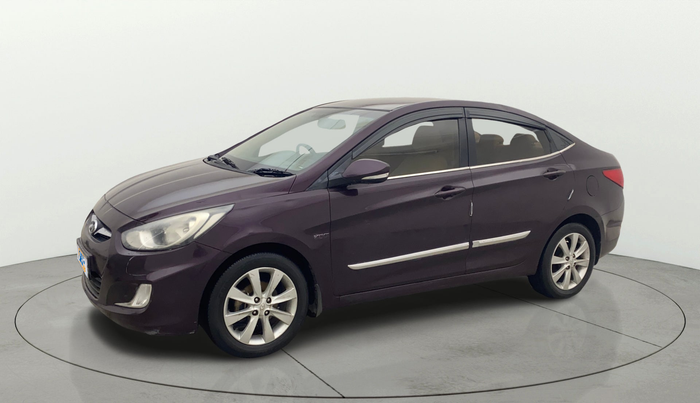 2012 Hyundai Verna FLUIDIC 1.6 VTVT SX, Petrol, Manual, 1,00,626 km, Left Front Diagonal