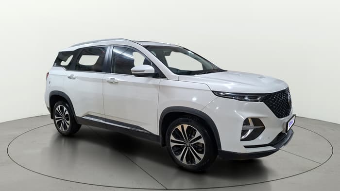 2021 MG HECTOR PLUS SHARP 1.5 PETROL TURBO CVT 6-STR, Petrol, Automatic, 95,493 km, Right Front Diagonal